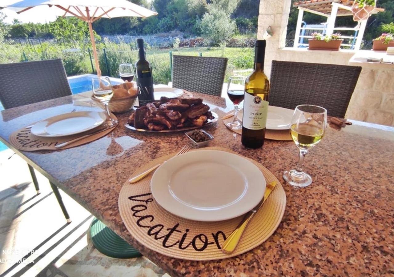 Flamingo - House With Private Pool Villa Gornji Seget Dış mekan fotoğraf