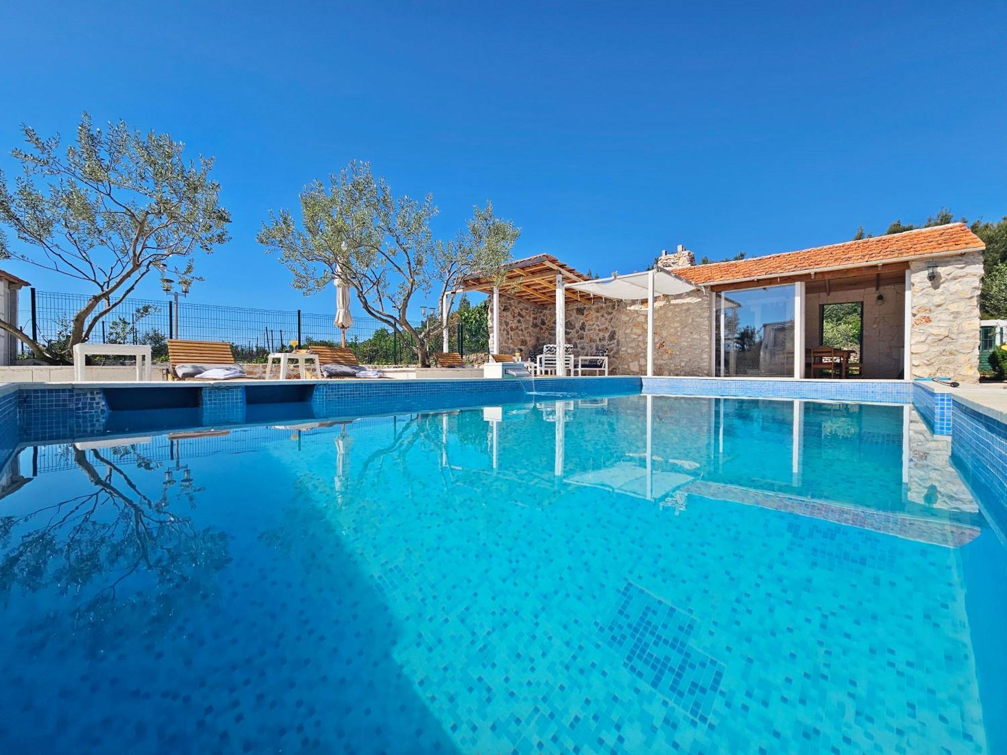 Flamingo - House With Private Pool Villa Gornji Seget Dış mekan fotoğraf