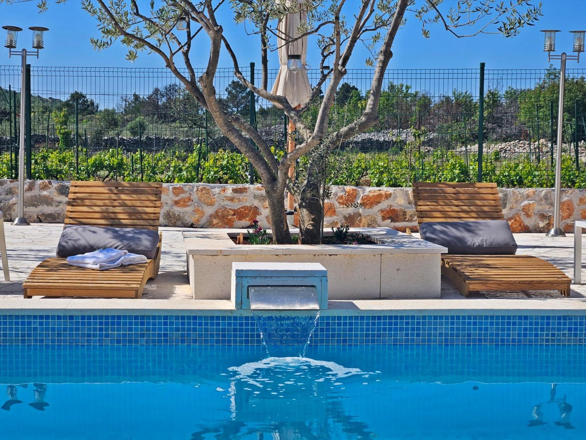 Flamingo - House With Private Pool Villa Gornji Seget Dış mekan fotoğraf