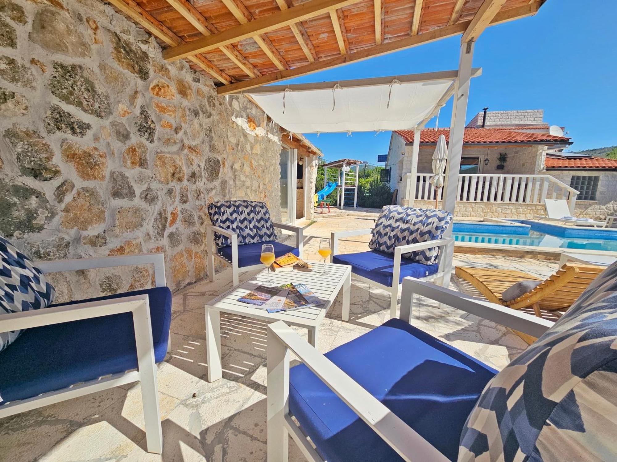 Flamingo - House With Private Pool Villa Gornji Seget Dış mekan fotoğraf