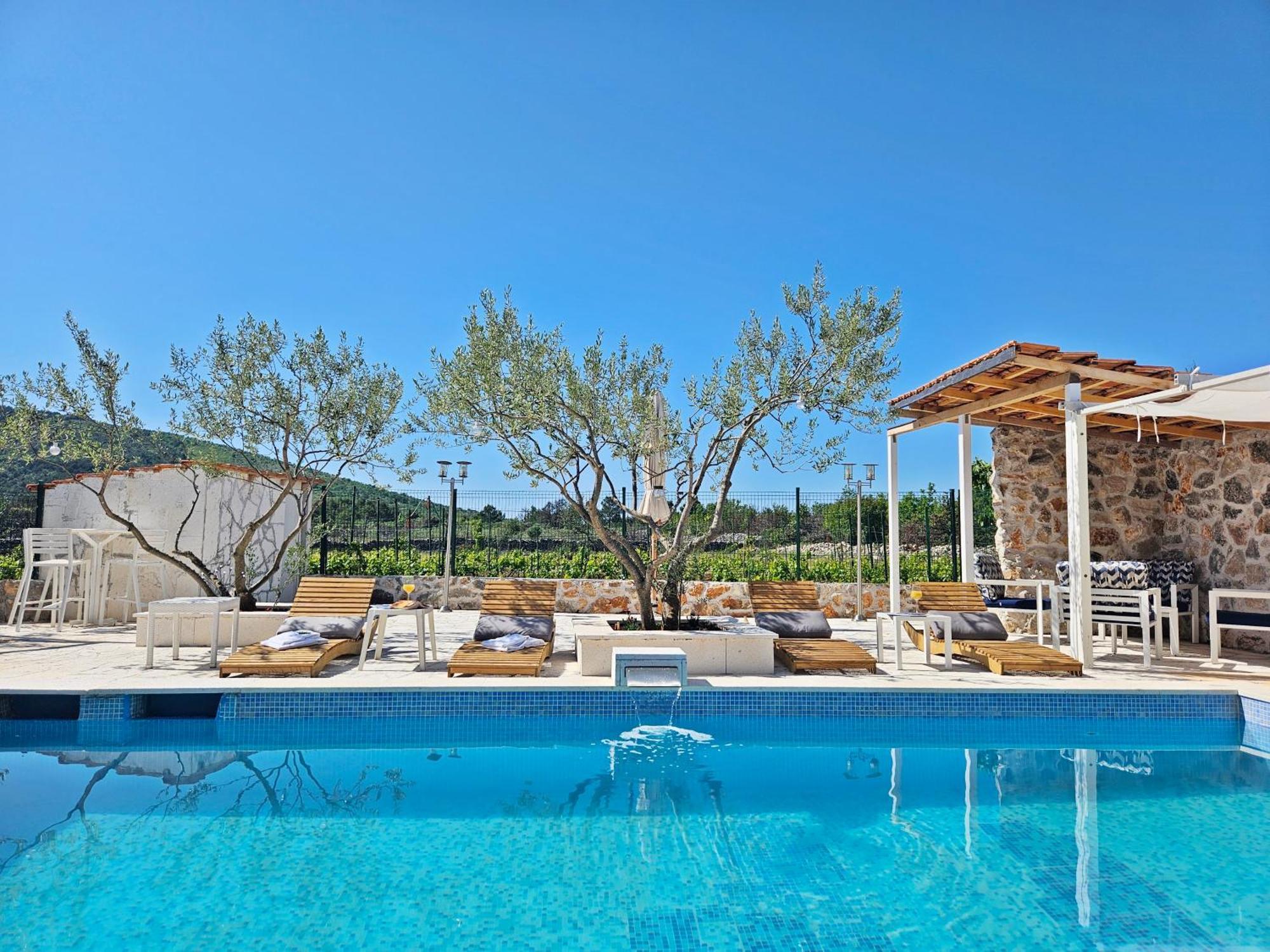 Flamingo - House With Private Pool Villa Gornji Seget Dış mekan fotoğraf